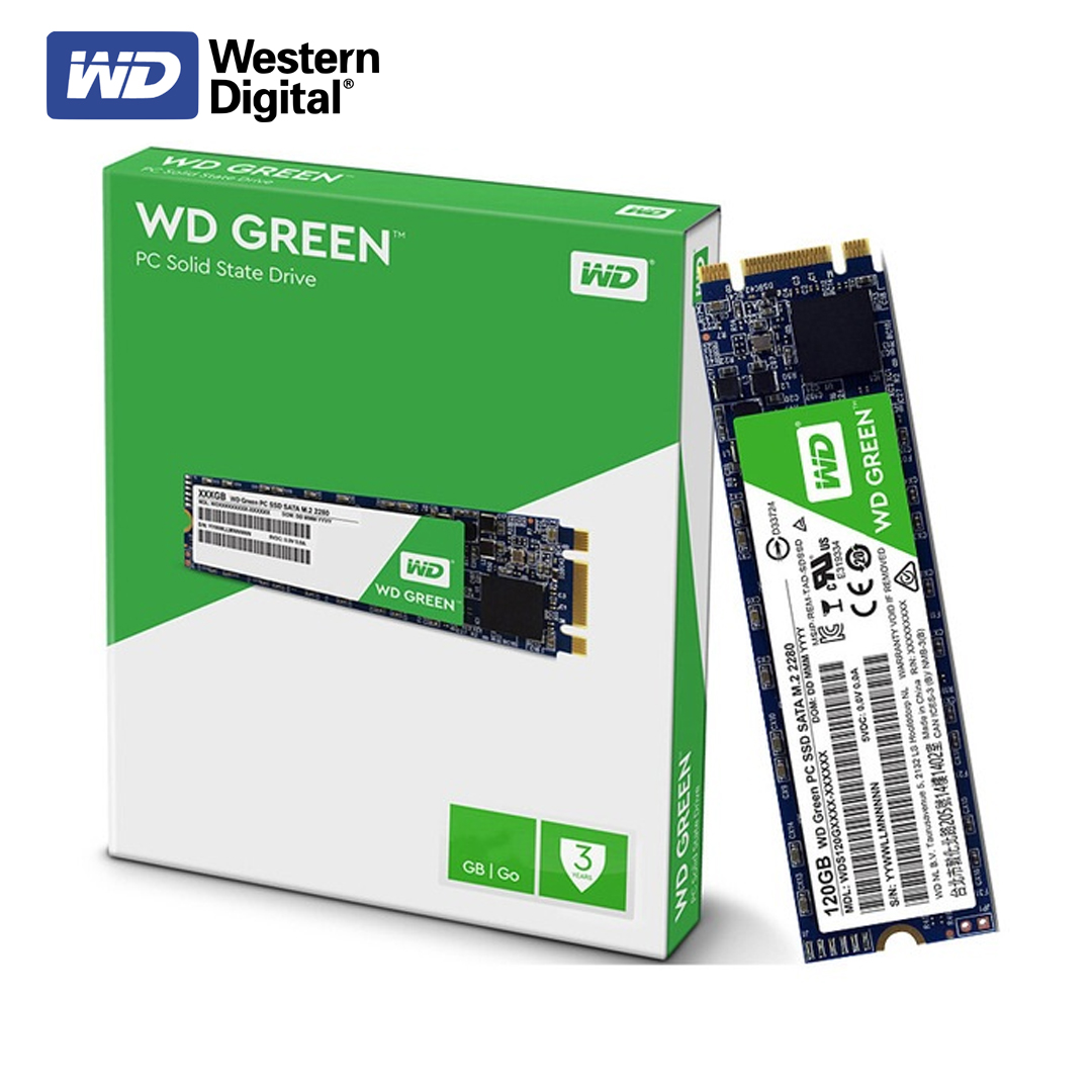 SSD M.2 (2280) Sata 120Gb WD Green